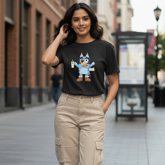 Bluey Baddie Tee
