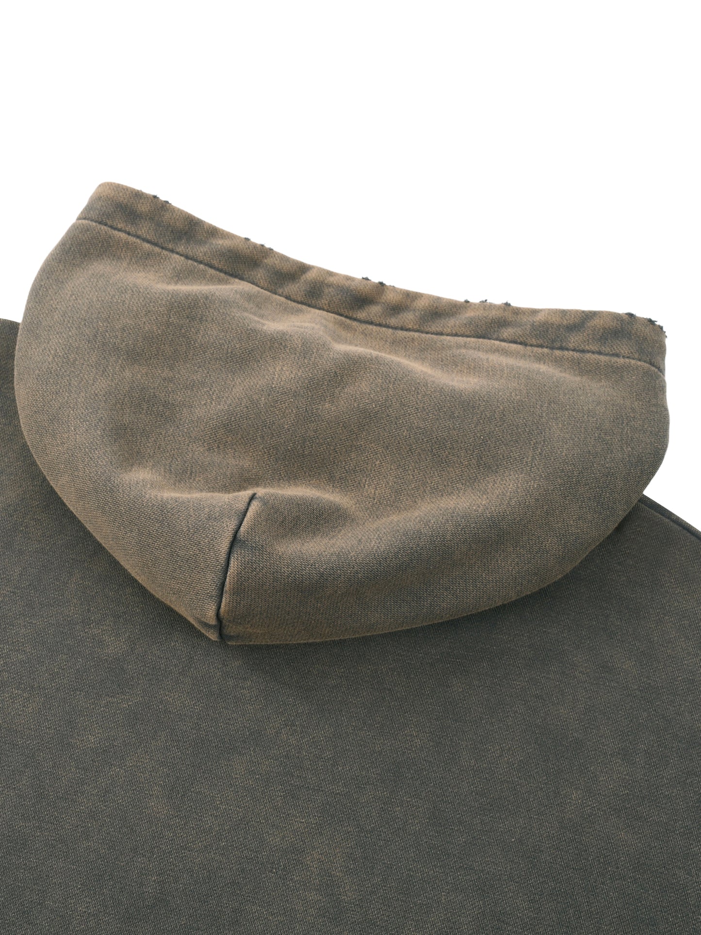 SixSeven Vintage Wash Frayed-Hem Hoodie